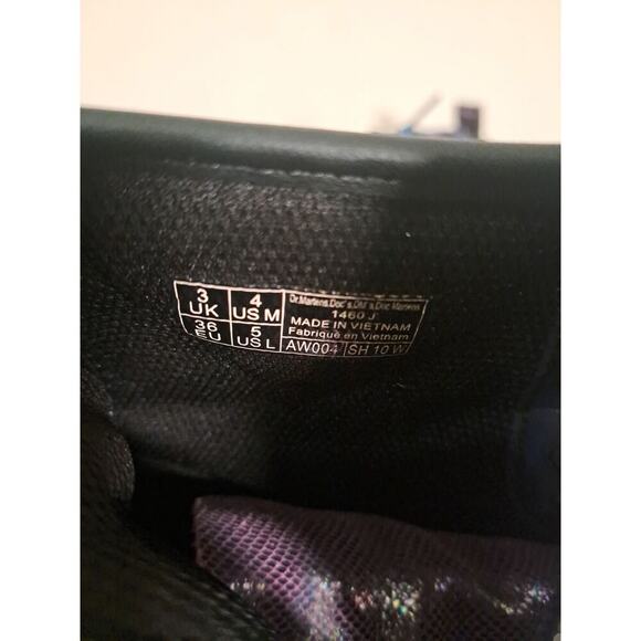 Dr. Martens 1460 Pascal Snake Metallic Purple Casual Boot - Picture 8 of 10